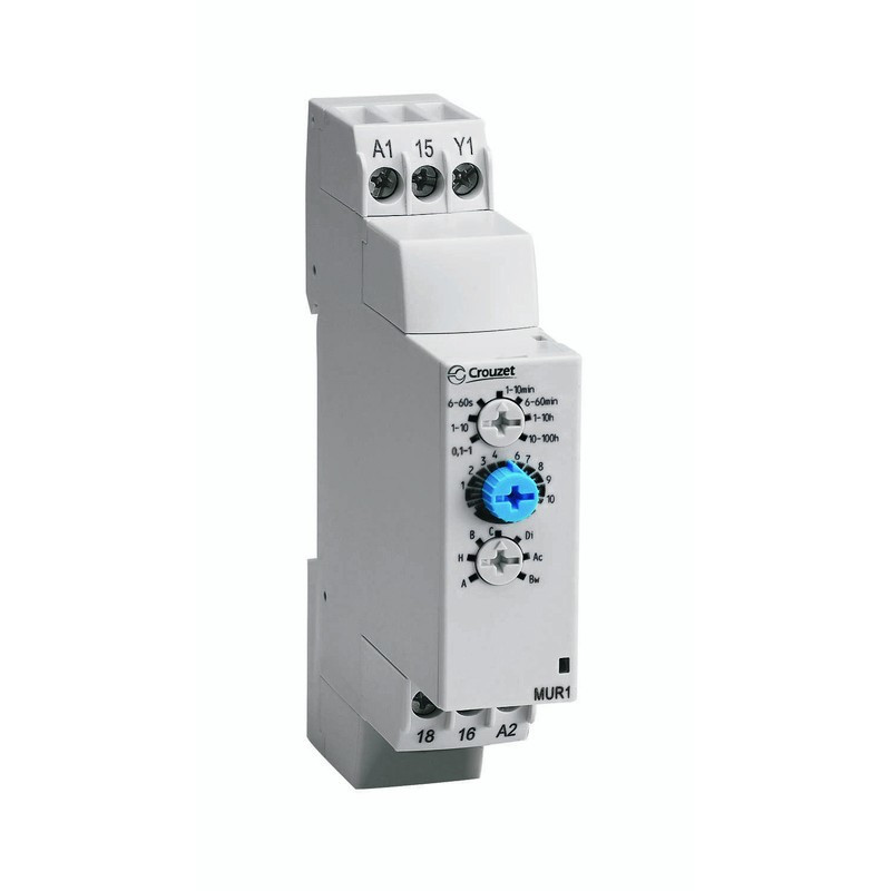 Analogue Timer, MUR1 Series, Multifunction, 0.1, 1 Changeover Relay