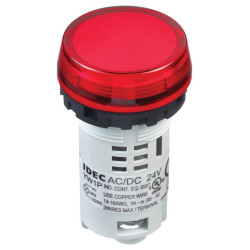 LED Panel Mount Indicator, Red