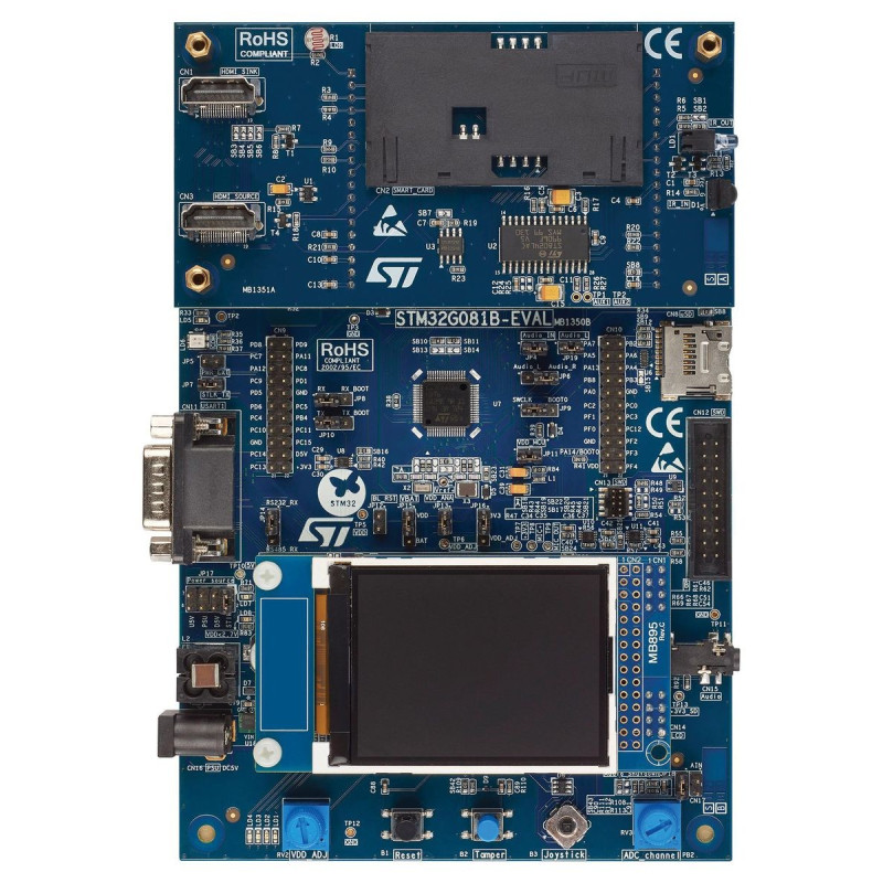 STMicroelectronics (STM32G081B-EVAL) Evaluation Kit, STM32G081B MCU