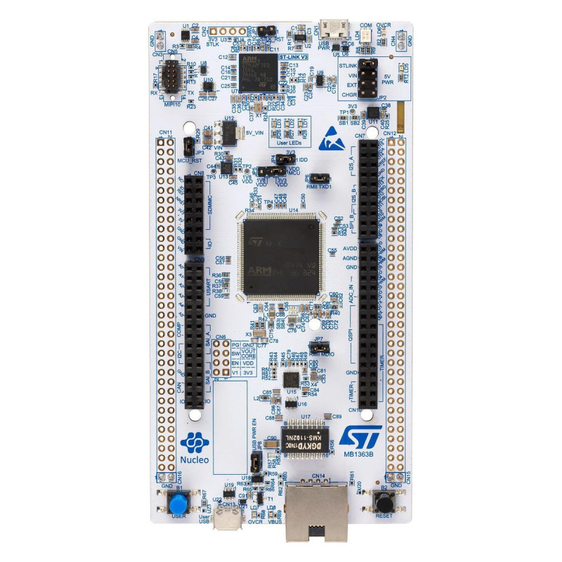 STMicroelectronics (NUCLEO-H7A3ZI-Q) Nucleo-144 Board, Cortex-M4/M7