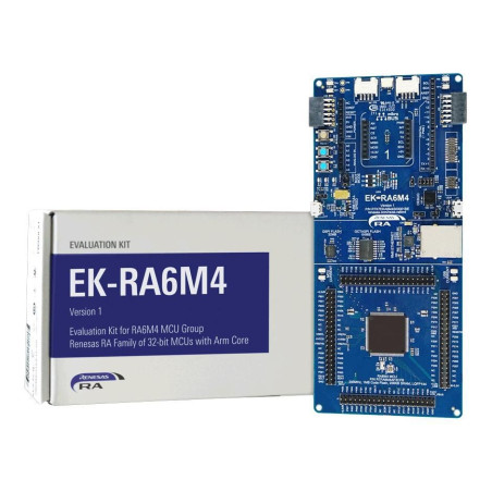 Renesas (RTK7EKA6M4S00001BE) Eval Kit, RA Family, 32 bit, ARM Cortex-M33