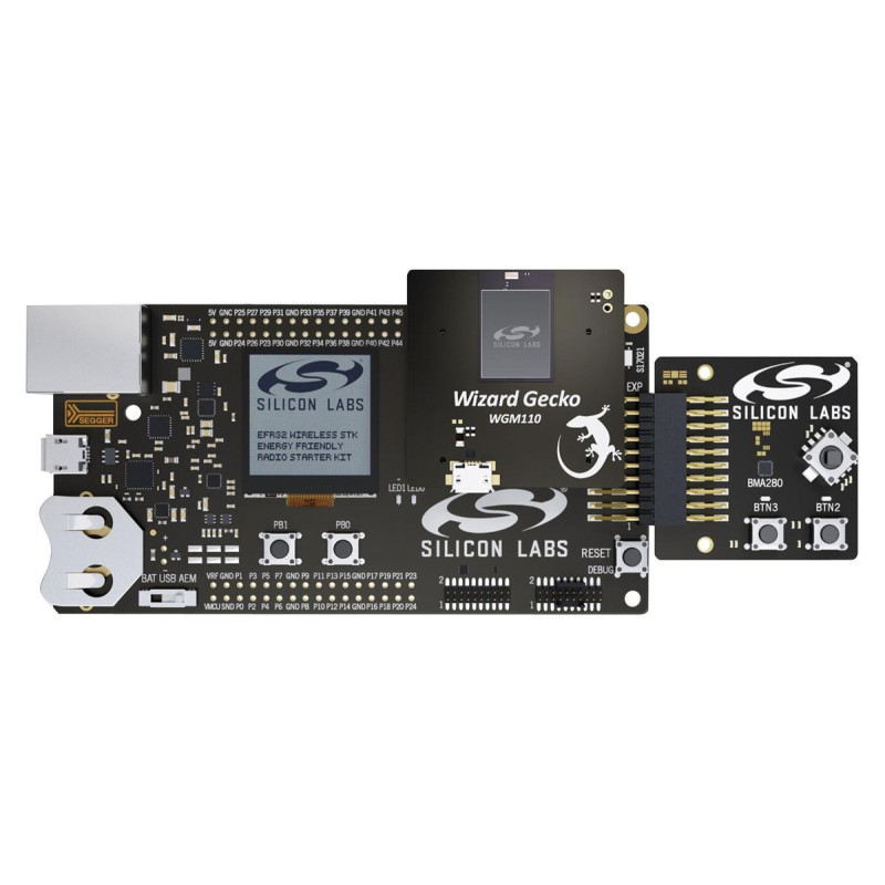 Silicon Labs (SLWSTK6120A) Dev Kit, WGM110 Wizard Gecko Wi-Fi® Module