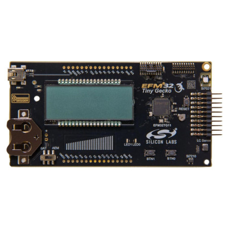 Silicon Labs (SLSTK3301A) Development Kit, EFM32 Tiny Gecko MCU Starter Kit