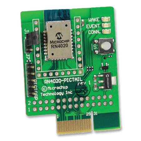 Microchip (RN-4020-PICTAIL) Daughter Board, RN4020 Bluetooth Low Energy 