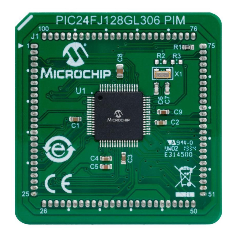 Microchip (MA240040)  Plug-In Module, PIC24FJ128GL306