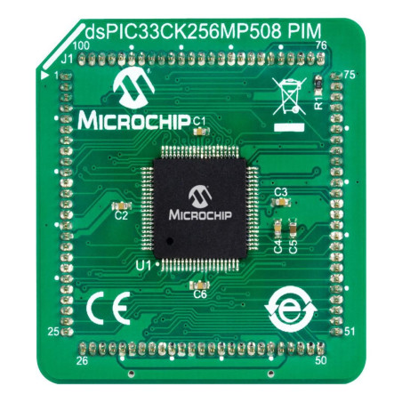 Microchip (MA330042) Daughter Board, dsPIC33CK256MP508 DSC