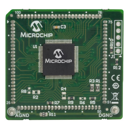 Microchip (MA330039) Daughter Board, dsPIC33CH128MP508 Motor Controller