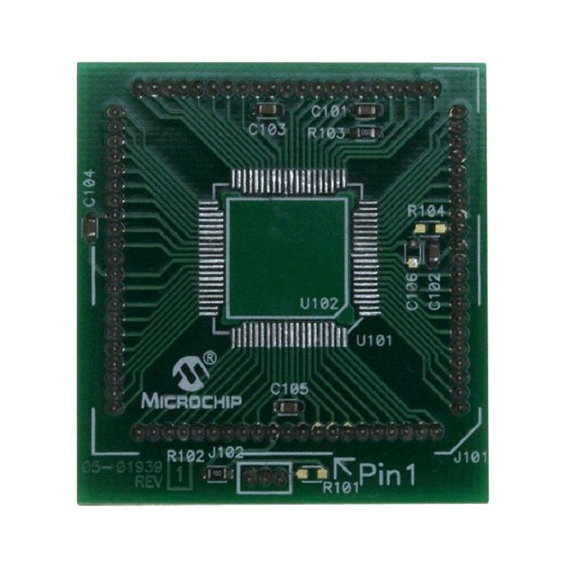 Microchip (MA180016) Daughter Board, PIC18F8xJxx Blank Plug-In Module