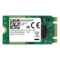 SwissBit (SFSA010GM1AO1TO-I-5S-11P-STD) SSD, 3D pSLC, Internal, 10 GB