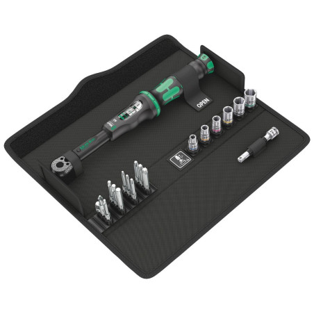 Wera (05130110001) Torque Wrench Set, 2.5N-m to 25N-m (20pcs)