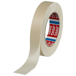 Tesa (04330-00018-00) Masking Tape, Crepe Paper, 25 mm x 50 m