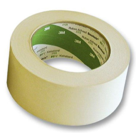 3M (1104 100MM) Masking Tape, Crepe Paper, 100 mm x 50 m