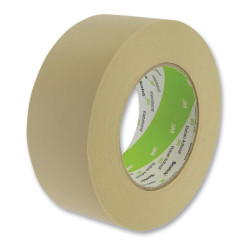 3M (202 19MM) Masking Tape, Crepe Paper, Natural, 19 mm x 50 m