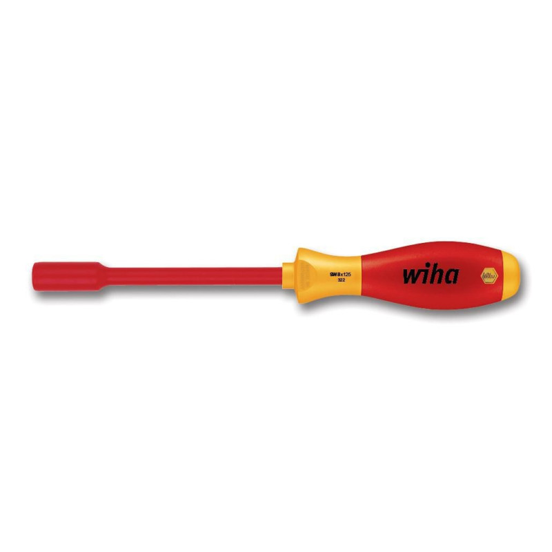 Wiha (322-10) Nut Driver, Chrome Vanadium Steel, 10mm x 243mm