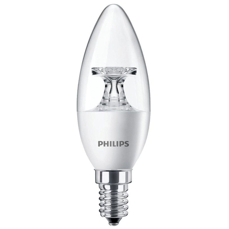 Philips (50757500) LED Light Bulb, Candle, E14 / SES