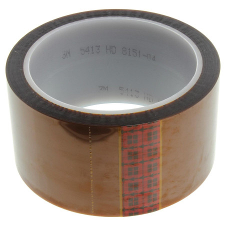 3M (202 25MM) Masking Tape, PI (Polyimide) Film, Amber, 50.8 mm x 32.9 m