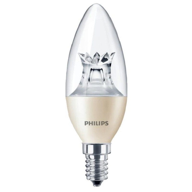 Philips (55599600) LED Light Bulb, Candle, E14 / SES, Warm White