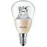 Philips (58067700) LED Light Bulb, Clear Golf Ball, E14 / SES