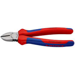 Knipex (7002180) Cutter, Nipper, Side, 180 mm, Diagonal, 3 mm, 62 °