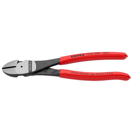 Knipex (74 01 200) Cutter, Diagonal, 200 mm, Edge, 4.2 mm, 64 °