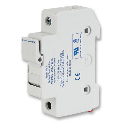 Fuseholder, DIN Rail, 600V, 30A, 10.3 x 38mm, 1 Pole, IP20