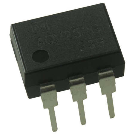 Panasonic (AQV252G) MOSFET Relay, 60 V, 2.5 A, 0.12 ohm, SPST-NO