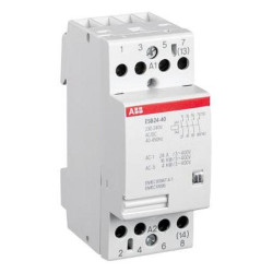 Contactor, 9 A, DIN Rail, 400 VAC, 4NO, 4 Pole, 4 kW