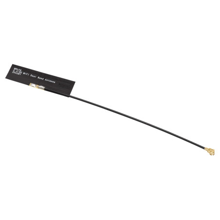 WiFi Antenna, 204281 Series, Bluetooth, Zigbee, 2.4GHz / 5GHz, with 200mm