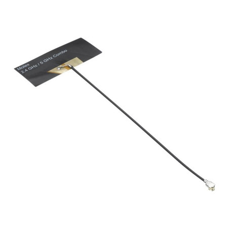 WiFi Antenna, 2.4GHz to 5.85GHz, 4.8dB Gain, Linear Polarisation, Adhesive