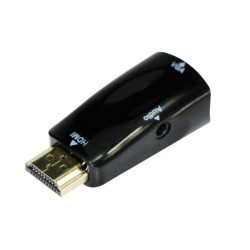 HDMI to VGA & Audio Converter Adapter - Black