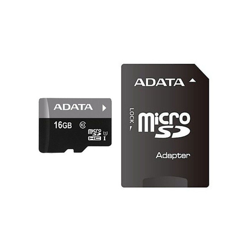 Adata 16GB Premier Micro SDHC C10 and SD Adapter