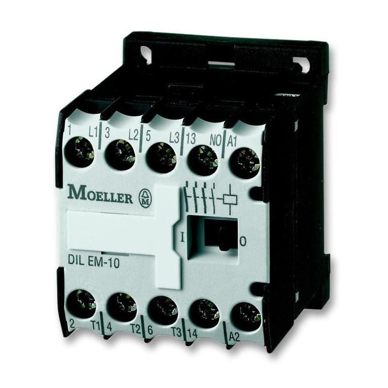 Contactor, 9 A, DIN Rail, Panel, 400 V, 3PST-NO, 3 Pole, 4 kW