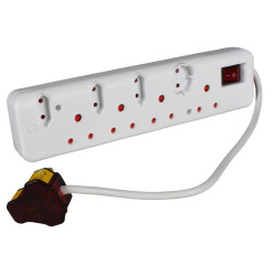 High Surge Protection 8 Way Multi-plug with R30 000 Warranty