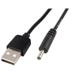 Pro Signal PSG91615 Computer Cable, USB 2.0 A Plug, Type H DC Barrel Plug