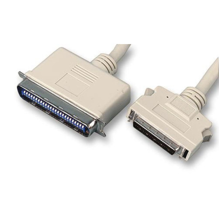 Pro Signal SS110 Computer Cable, SCSI-II, DSub Mini H/D Plug, IEEE1284 C36M