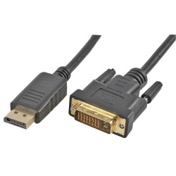 Pro Signal PSG91578 Computer Cable, DisplayPort Plug, DVI-D Plug, 6.6 ft