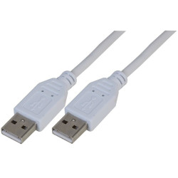 Pro Signal PSG91452 USB Cable, Type A Plug to Type A Plug, 2 m, 6.6 ft