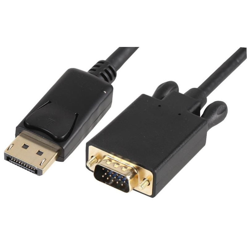 Pro Signal PSG91410 DisplayPort 1.2 Male to VGA Male Adaptor Cable, 1m