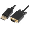 Pro Signal PSG91410 DisplayPort 1.2 Male to VGA Male Adaptor Cable, 1m