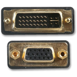 Pro Signal PSG90396 Connector Adapter, DVI, 1 Ways, Plug, VGA, 1 Ways