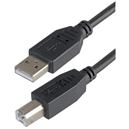 Pro Signal PSG91413 USB 2.0 A Plug to B Plug Cable, 3m Black