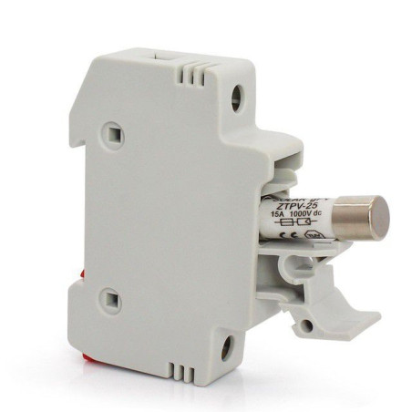 Fuseholder, DIN Rail, 600V, 30A, 10.3 x 38mm, 2 Pole, IP20