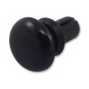 Essentra Components (SR 3080B) Rivet, Snap, Black, Nylon