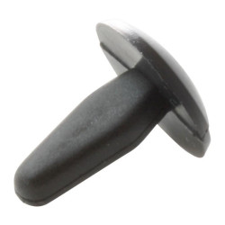 Essentra Components (TR-3) Rivet, Black, Nylon