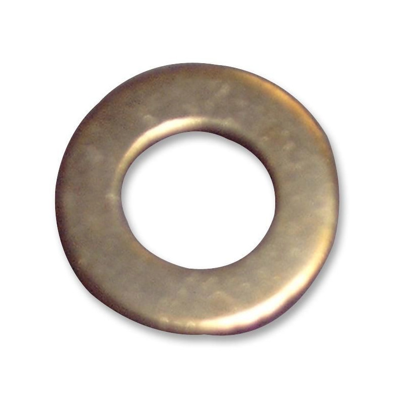 Duratool (M2.5 BRASS FULL WASH) Washer, Plain, Brass