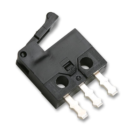 Omron (D2MQ-4L-105-1-R) Microswitch, Snap Action, Hinge Leaf Lever