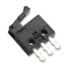 Omron (D2MQ-4L-105-1-R) Microswitch, Snap Action, Hinge Leaf Lever