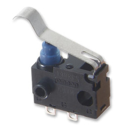 Omron (D2QW-C073H) Microswitch, Subminiature, Simulated Roller Lever