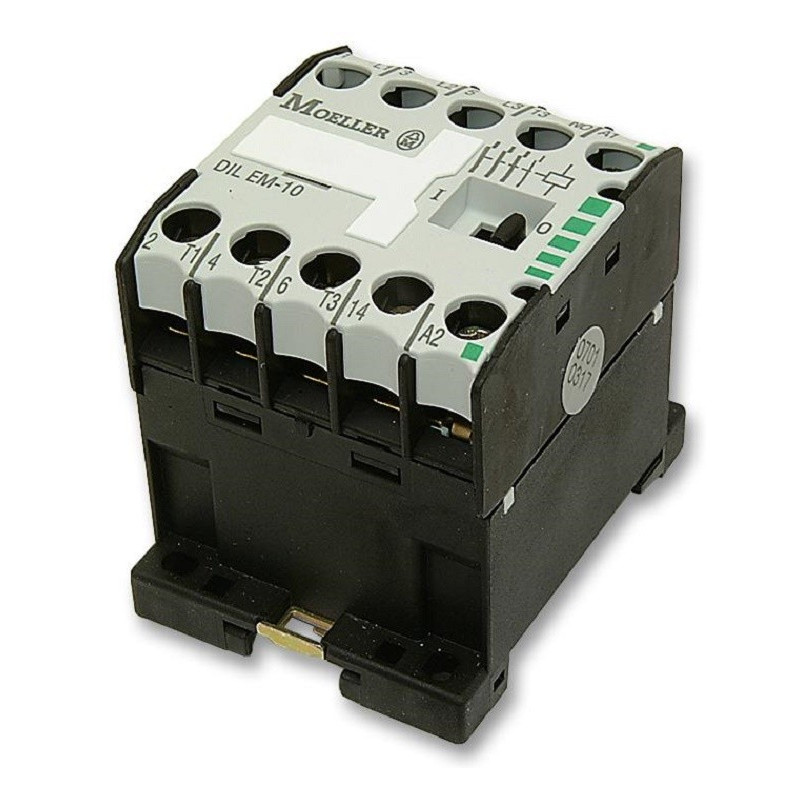 Contactor, DIN Rail, Panel, 690 VAC, 4PST-NO, 4 Pole, 4 kW