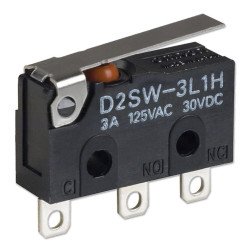 Omron (D2SW-3L1D) Microswitch, Subminiature, Lever